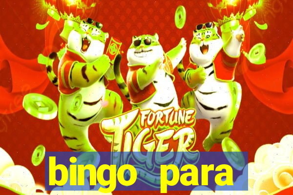 bingo para despedida de solteira para imprimir